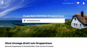 What Gruppenhaus.de website looked like in 2020 (3 years ago)