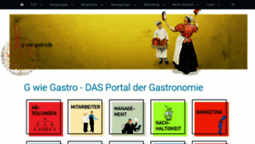 What G-wie-gastro.de website looked like in 2020 (3 years ago)