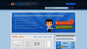 What Grundschulmaterial-online.de website looked like in 2020 (3 years ago)