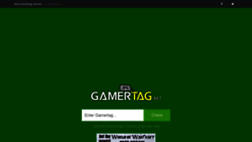 What Gamertag.net website looked like in 2020 (3 years ago)