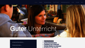 What Guterunterricht.de website looked like in 2020 (4 years ago)