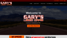 What Garysusedcars.com website looked like in 2020 (3 years ago)