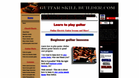 What Guitar-skill-builder.com website looked like in 2020 (3 years ago)
