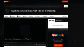 What Gymnastikkompaniet.se website looked like in 2020 (3 years ago)