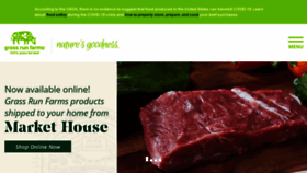 What Grassrunfarms.com website looked like in 2020 (3 years ago)