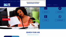 What Greatzambiajobs.com website looked like in 2020 (3 years ago)