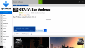 What Gta-iv-san-andreas.en.uptodown.com website looked like in 2020 (3 years ago)