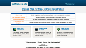 What Getfilekeys.site website looked like in 2020 (3 years ago)