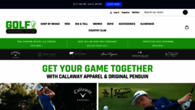 What Golfapparelshop.com website looked like in 2020 (3 years ago)