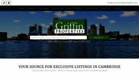 What Griffinpropertiesinc.com website looked like in 2020 (3 years ago)