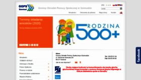 What Gopsszemud.pl website looked like in 2020 (3 years ago)