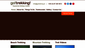 What Gotrekking.ie website looked like in 2020 (3 years ago)
