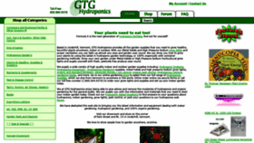 What Gtghydroponics.com website looked like in 2020 (3 years ago)