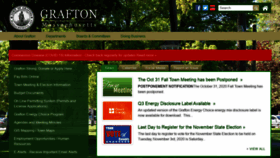What Grafton-ma.gov website looked like in 2020 (3 years ago)