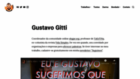 What Gustavogitti.com website looked like in 2020 (3 years ago)