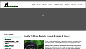 What Gorillasafarisadventure.com website looked like in 2020 (3 years ago)
