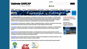 What Garcapsicologia.com website looked like in 2020 (3 years ago)