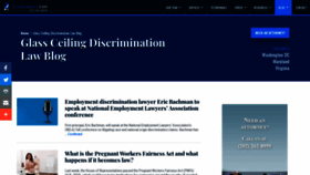What Glassceilingdiscriminationlawyer.com website looked like in 2020 (3 years ago)