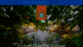 What Grandigiardini.it website looked like in 2020 (3 years ago)