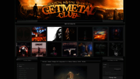 What Getmetal.club website looked like in 2020 (3 years ago)