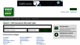 What Greatinsurancerecruiters.com website looked like in 2020 (3 years ago)