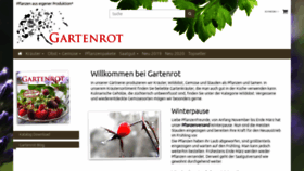 What Gaertnerei-gartenrot.de website looked like in 2020 (3 years ago)