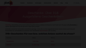 What Geschenk-ideenservice.de website looked like in 2020 (3 years ago)
