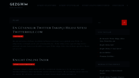 What Gezgirim.com website looked like in 2020 (3 years ago)