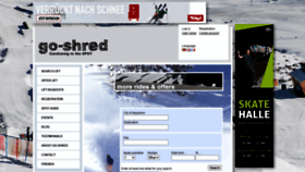 What Go-shred.com website looked like in 2020 (3 years ago)