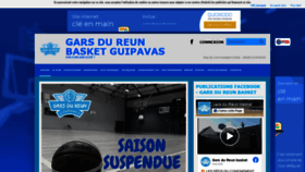 What Guipavas-basket.fr website looked like in 2020 (3 years ago)
