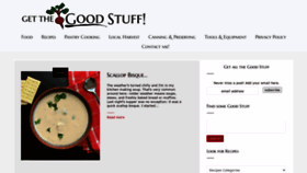 What Goodstuff.recipes website looked like in 2020 (3 years ago)
