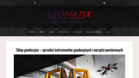 What Geomatix.com.pl website looked like in 2020 (3 years ago)