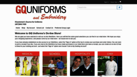 What Gquniformsandfashions.com website looked like in 2020 (3 years ago)