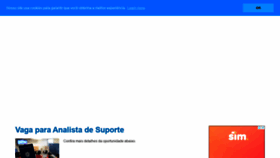 What Gazetaempregos.com.br website looked like in 2020 (3 years ago)