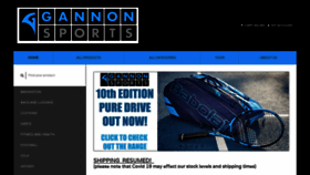 What Gannonsports.co.uk website looked like in 2020 (3 years ago)
