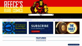 What Gregreececomics.com website looked like in 2020 (3 years ago)