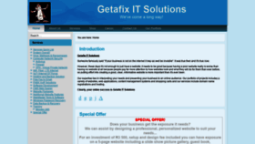 What Getafix.biz website looked like in 2020 (3 years ago)