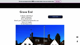 What Groveend.com website looked like in 2020 (3 years ago)