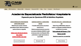 What Gmbradiofisica.com website looked like in 2020 (3 years ago)