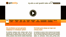 What Gamunity.nl website looked like in 2020 (5 years ago)