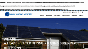 What Greenbuildingauthority.com website looked like in 2020 (3 years ago)