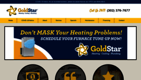 What Goldstarcooling.com website looked like in 2020 (4 years ago)