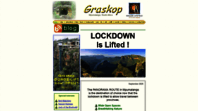What Graskop.co.za website looked like in 2020 (3 years ago)