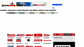 What Gazetematik.com website looked like in 2020 (3 years ago)