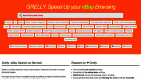What Grelly.uk website looked like in 2020 (3 years ago)