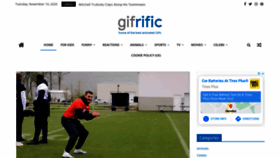 What Gifrific.com website looked like in 2020 (3 years ago)