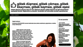 What Gobek-dusmesi.net website looked like in 2020 (3 years ago)