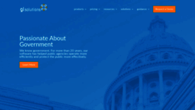 What Glsolutions.com website looked like in 2020 (3 years ago)