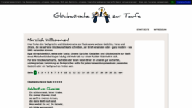 What Glueckwuensche-zur-taufe.info website looked like in 2020 (3 years ago)