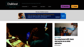 What Gothamschools.org website looked like in 2020 (3 years ago)